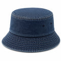 Chapeau bob taille unique en denim bleu - style décontracté